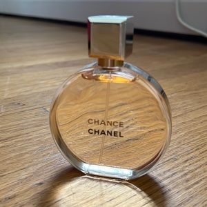 Chanel chance.   Over 95% full(prob more).  Just did not work w my chemistry